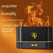 Charger l'image dans la galerie, Flame Humidifier USB Smart Timing LED Electric Aroma Diffuser Simulation Fire Night Lamp Home Decor