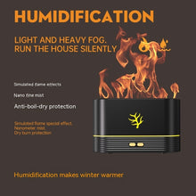 Charger l'image dans la galerie, Flame Humidifier USB Smart Timing LED Electric Aroma Diffuser Simulation Fire Night Lamp Home Decor