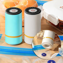 Charger l&#39;image dans la galerie, New Mini Vacuum Sealer Kitchen Portable USB Electric AirPump Fresh-Keeping Handheld Vacuum Sealing Machine Packaging Packer For Home
