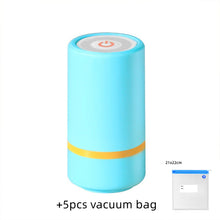 Charger l&#39;image dans la galerie, New Mini Vacuum Sealer Kitchen Portable USB Electric AirPump Fresh-Keeping Handheld Vacuum Sealing Machine Packaging Packer For Home
